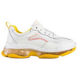 Goodin Læder sneakers hvid