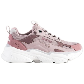 Kvinder Sneakers Big Star HH274258 violet lyserød