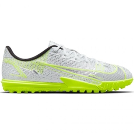 Nike Mercurial Vapor 14 Academy Tf Jr CV0822-107 fodboldsko flerfarvet hvid