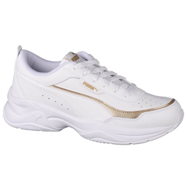 Sko Puma Cilia Mode Lux W 375732 02 hvid gylden