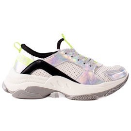 Goodin Openwork læder sneakers flerfarvet