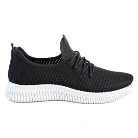 SHELOVET Komfortable Slip-On sneakers sort