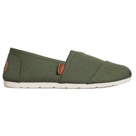 SHELOVET Slip-on grønne sneakers