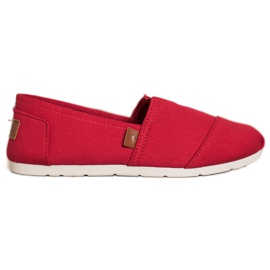 SHELOVET Slip-on røde sneakers