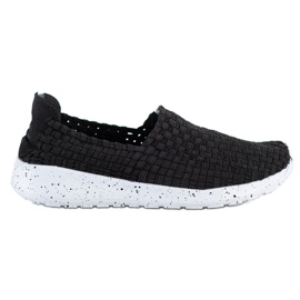 Sabatina Sort flettet slipons