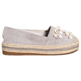 Seastar Espadrilles med skaller beige