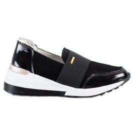 Goodin Sort læder sneakers