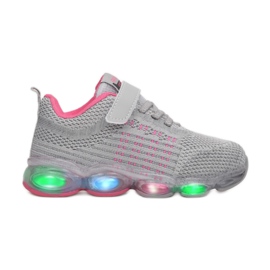 Vices 3XC8078-LED-197-grå / fushia lyserød