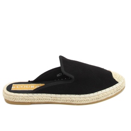 Sorte espadriller til kvinder sort 4821 Sort