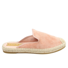Kvinders pink espadrilles pink 4821 Pink lyserød