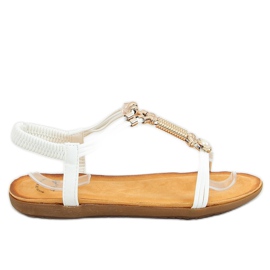 Hvide damesandaler H075 Blanco