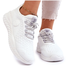 Dame sportssko Memory Foam Big Star HH274296 Hvid