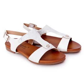 S.Barski Børnesandaler S. Barski Comfort sølv
