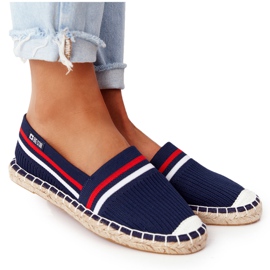 Kvinders Espadrilles Big Star HH274483 Navy Blue blå