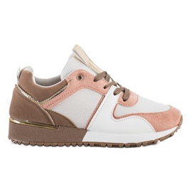 SHELOVET Stilfulde farverige sneakers flerfarvet