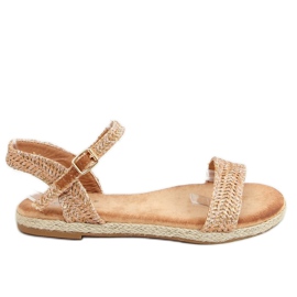 Champagne espadrilles sandaler L197SA-1 Champagne lyserød