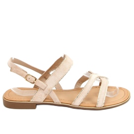 Dame beige sandaler H8-177 Beige