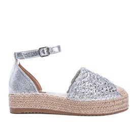 Chaistys sølvflettede espadriller