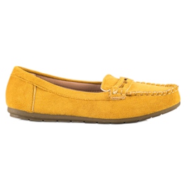 Super Me Gule ruskind loafers