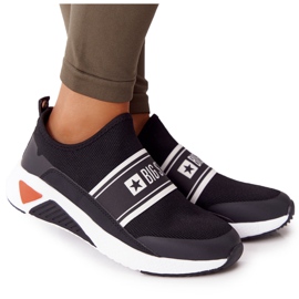 Sportssko Slip-On Memory Foam Big Star HH274536 Sort