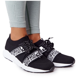 Dame sportssko Memory Foam Big Star HH274359 Sort hvid