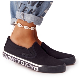 Dame Sneakers Slip-on Big Star HH274012 Sort