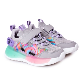 Apawwa Børns sportssko Sneakers Grå Jump Jump flerfarvet