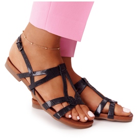 S.Barski Elegante sandaler S. Barski 541-A1 Sort