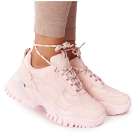 PG1 Kvinders sneakers på en massiv sål pink influencer lyserød