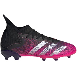 Adidas Predator Freak.3 Fg Jr FW7530 fodboldstøvler sort