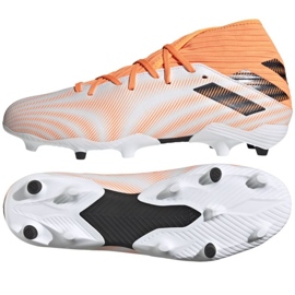 Adidas Nemeziz.3 Fg M FW7350 fodboldstøvler orange, hvid hvid