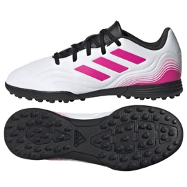 Adidas Copa Sense.3 Tf Jr FX1975 fodboldstøvler flerfarvet hvid