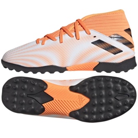 Adidas Nemeziz.3 Tf Jr FW7361 fodboldstøvler flerfarvet hvid