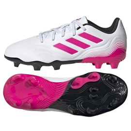 Adidas Copa Sense.3 Fg Jr FX1986 fodboldstøvler marineblå, hvid, pink hvid