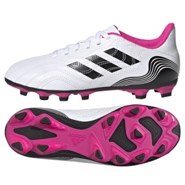 Adidas Copa Sense.4 FxG Jr FX1966 fodboldstøvler flerfarvet hvid