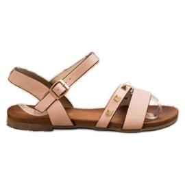 S. BARSKI Sandaler med Studs S.BARSKI lyserød