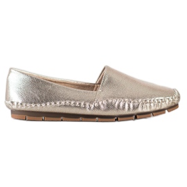 Goodin Gyldne loafers gylden