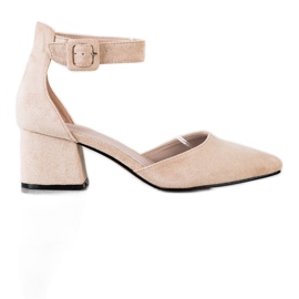 Goodin Pumper med spænde beige