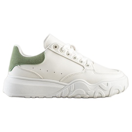 Small Swan Hvide Eco Leather Sneakers