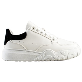 Small Swan Hvide Eco Leather Sneakers