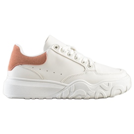 Small Swan Hvide Eco Leather Sneakers