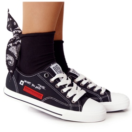 Dame Sneakers With Big Star FF274082 Sort