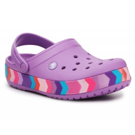 Crocs Chevron Beaded Clog K 207007-5PR lilla