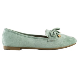 Anesia Paris Loafers Med En Sløjfe grøn
