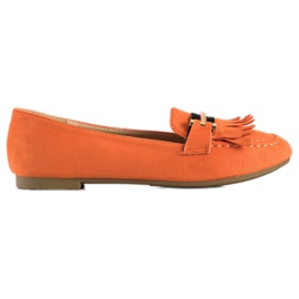 Anesia Paris Stilfulde loafers orange