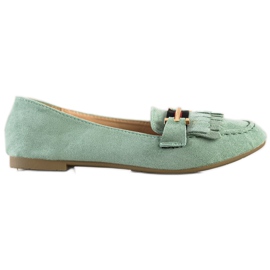 Anesia Paris Stilfulde loafers grøn