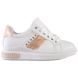 SHELOVET Casual sneakers hvid