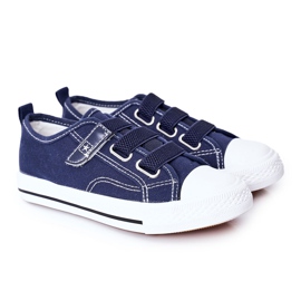 EVE Børnesneakers med velcro Navy Blue Avengers blå