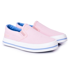 Børns Slip-On Big Star HH374009 lyserøde sneakers