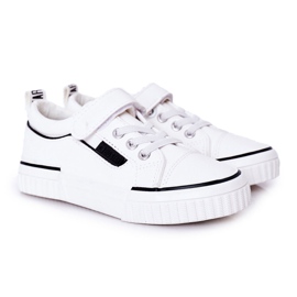 Børnesneakers med velcro Big Star HH374028 Hvid